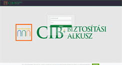 Desktop Screenshot of cibpartnerteszt.sktrend.hu